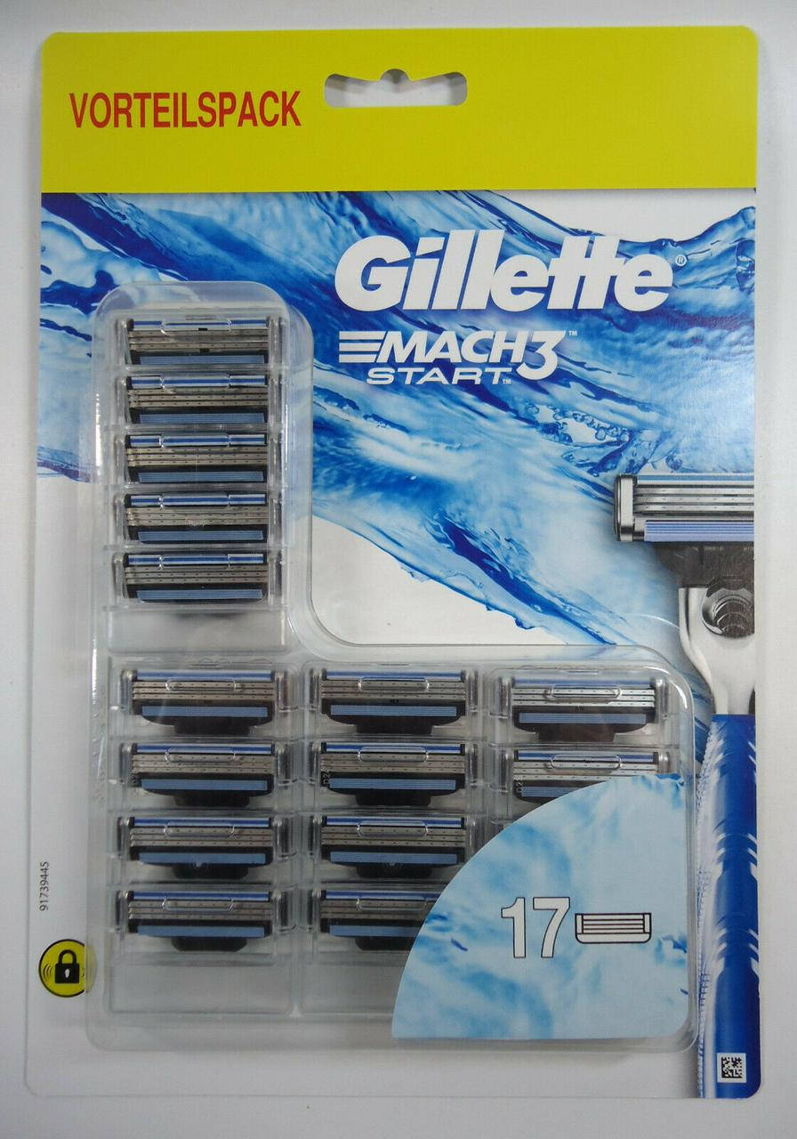 

Сменные кассеты для бритья Gillette Mach3 Start (17)
