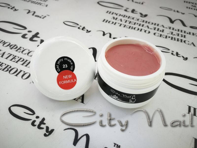 

Камуфлирующий гель желе Gel jelly make up 23 NEW FORMULA CityNail, 30 мл, Бежевый