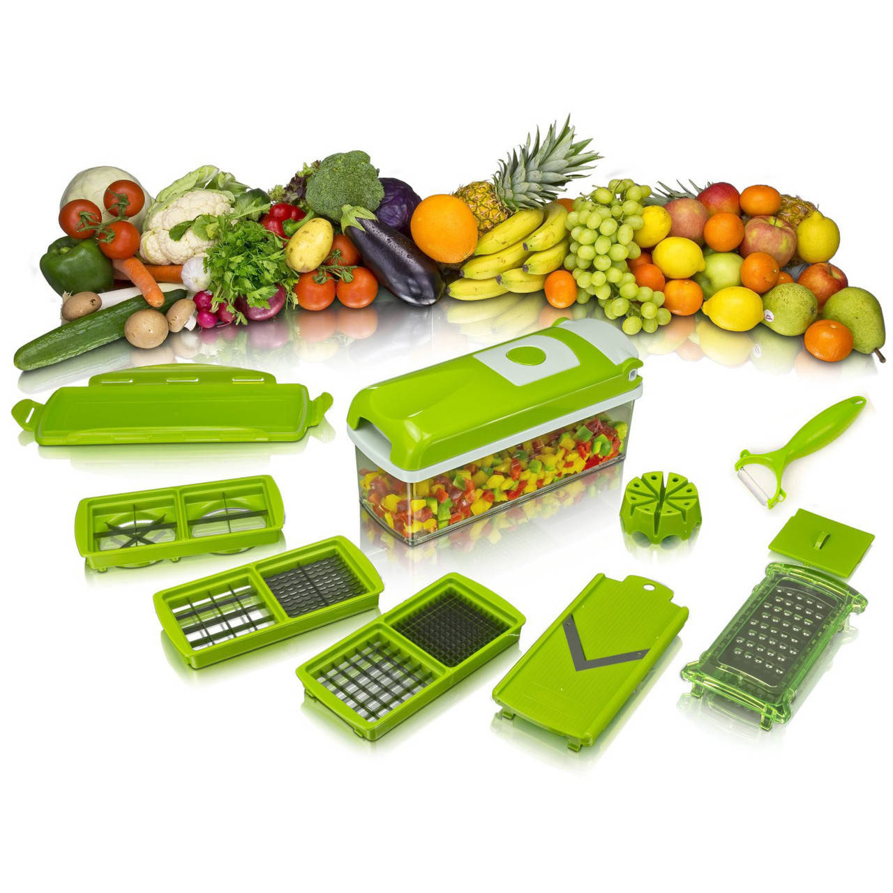 

Многофункциональная овощерезка, слайсер, Nicer Dicer plus, кухонная терка (NS)