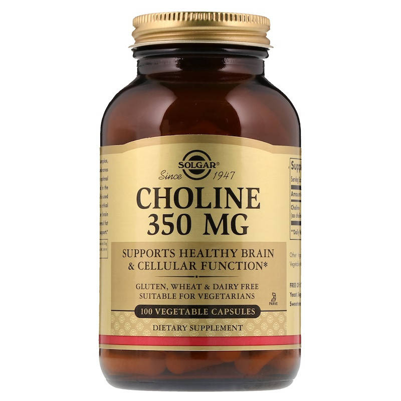 

Холин (Choline) 350 мг 100 капсул