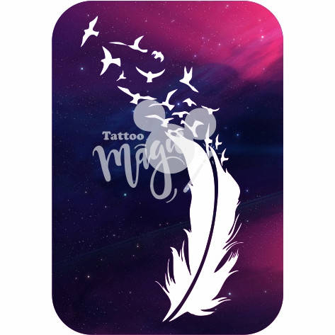 

Трафарет 9х13 для блеск тату, био тату хной