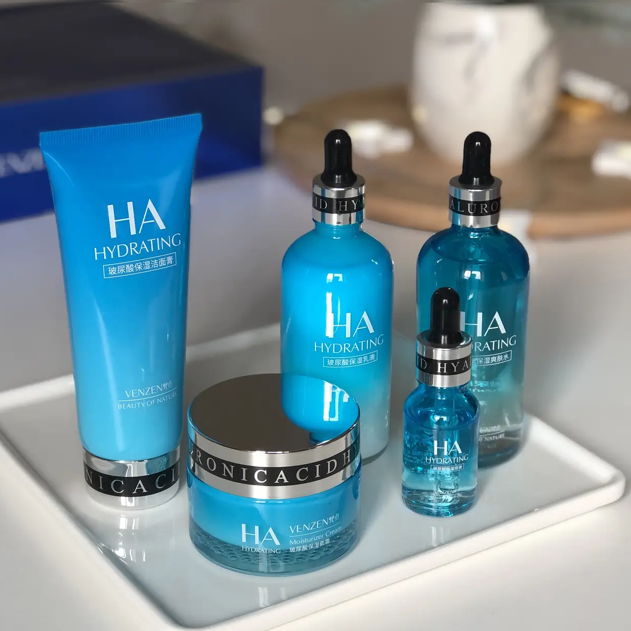 

Набор для лица с гиалуроновой кислотой Venzen HA Hydrating 5в1