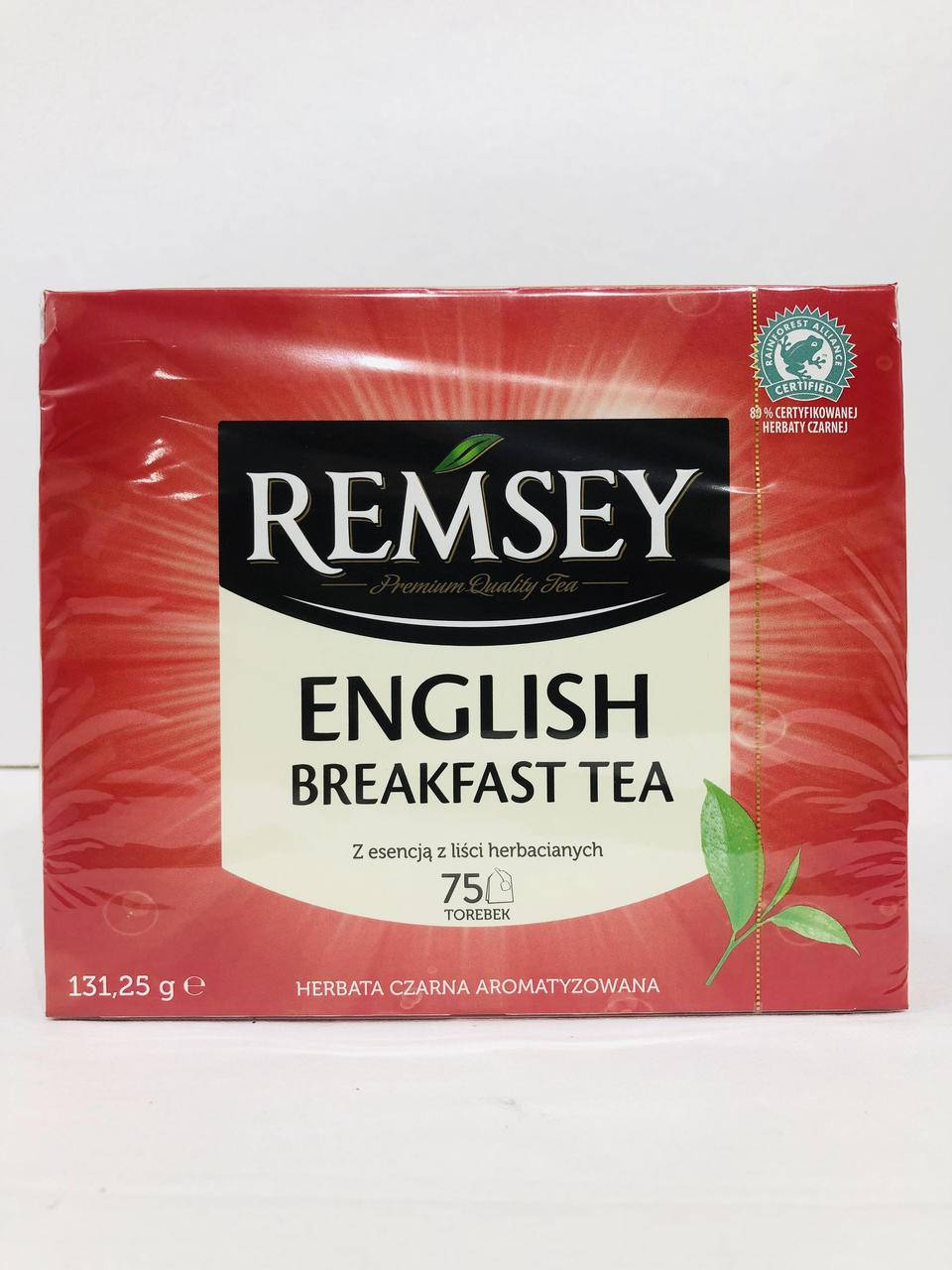 

Чай Remsey Чорний English Breakfast 75пак