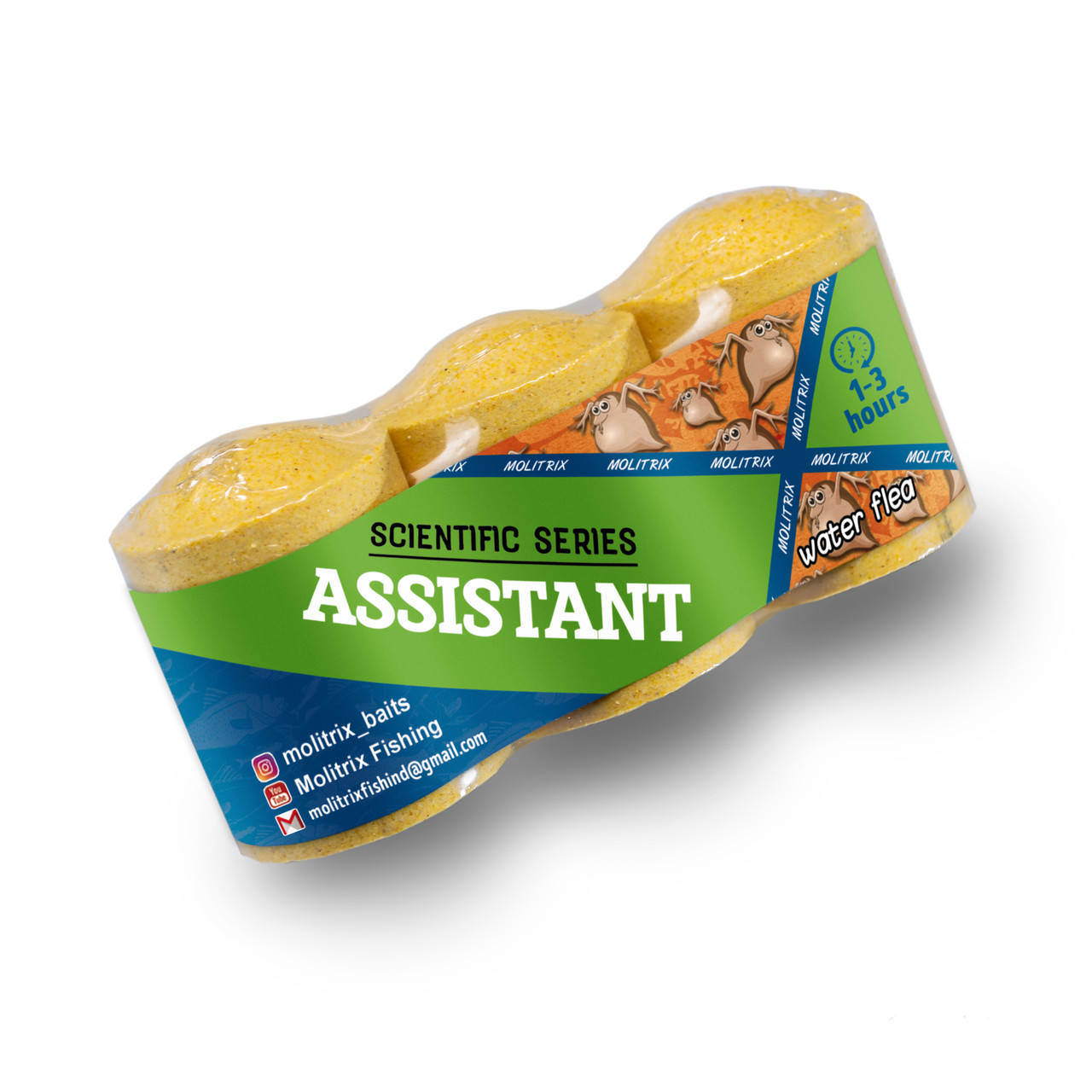 

Технопланктон Molitrix ASSISTANT 3x45g 1-3ч Водная блоха "Оригинал"