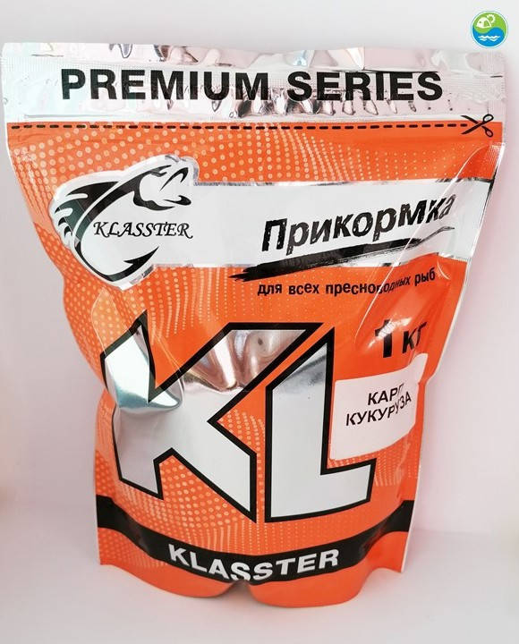 

Прикормка KLASSTER Premium КАРП КУКУРУЗА 1кг