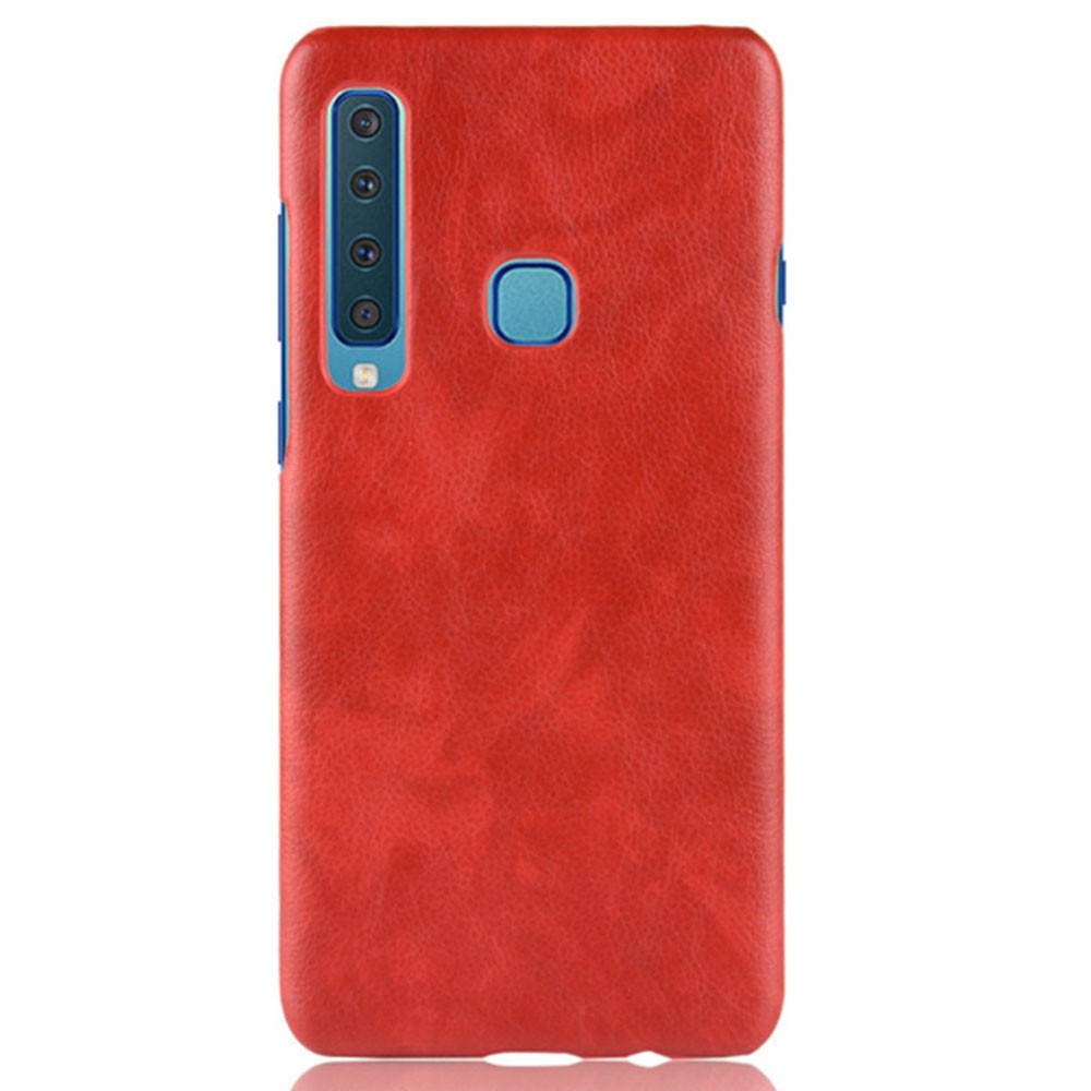 

Кожаный чехол накладка для Samsung Galaxy A9 2018 красный