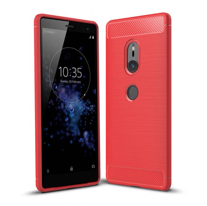 

Чехол TPU на Sony Xperia XZ2 Красный