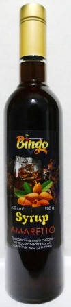 

Сироп для кофе и мороженого BINGO "Амаретто" 0,9л