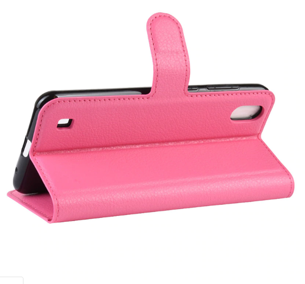 

Чехол книжка Lichee для ZTE BLADE A7 (9 цветов) малиновый