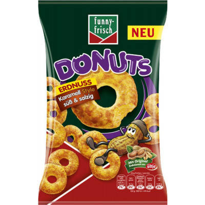 

Снеки Funny Frisch Donuts Caramel Peanut 110 g