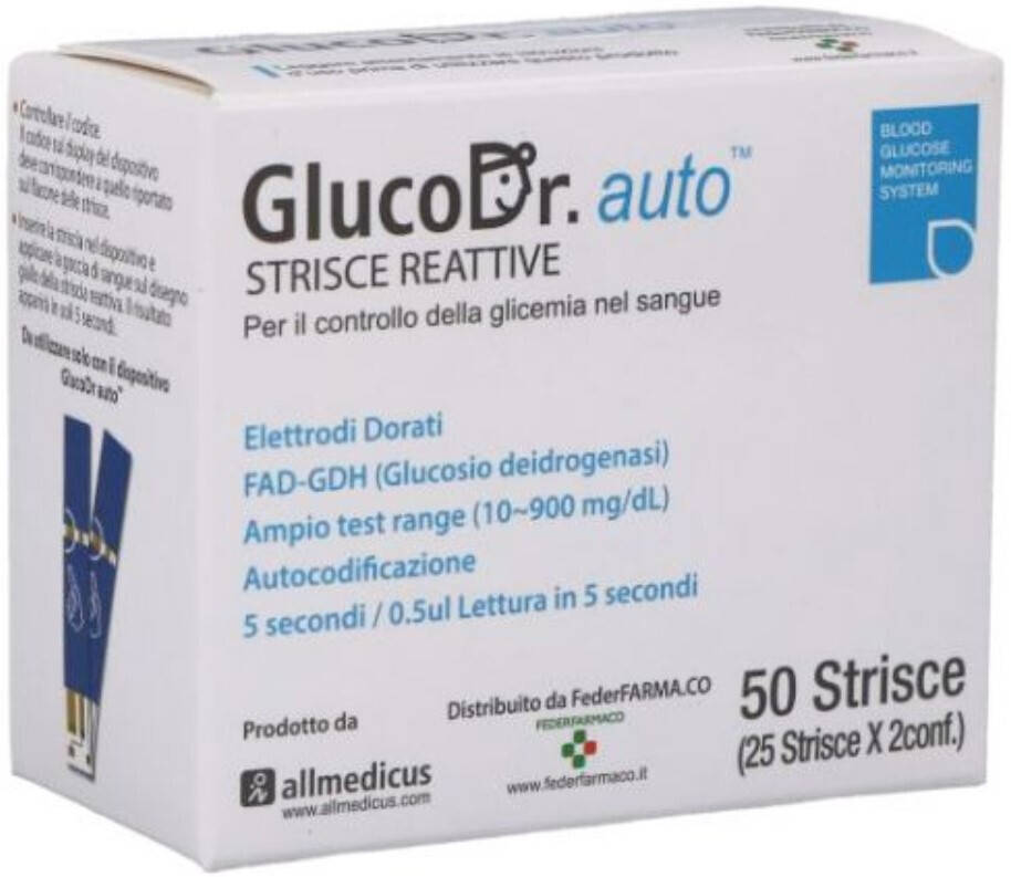 

Тест-полоски GlucoDr. auto A (50 шт.)