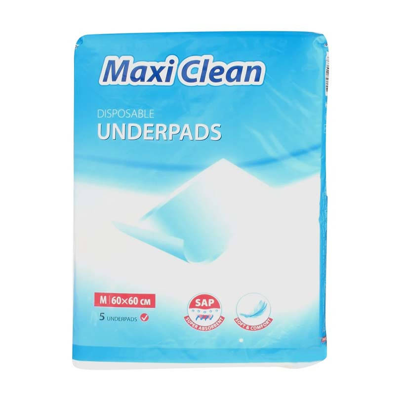 

Непромокаемые пеленки одноразовые Maxi Clean 60х60 см 20 шт. в упаковке