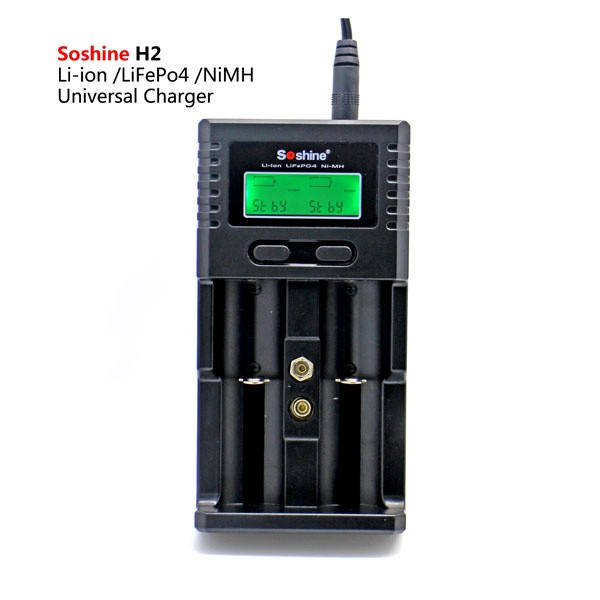 

SoShine SC-H2 V2 - Зарядное устройство для Li-ion/LiFePO4/Ni-Mh