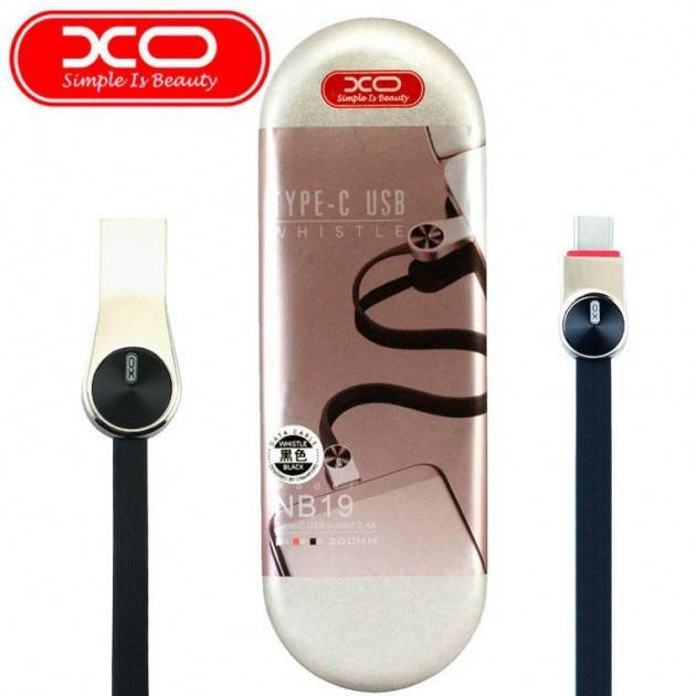 

USB Кабель XO NB19 Type-C 20См черный (24881)
