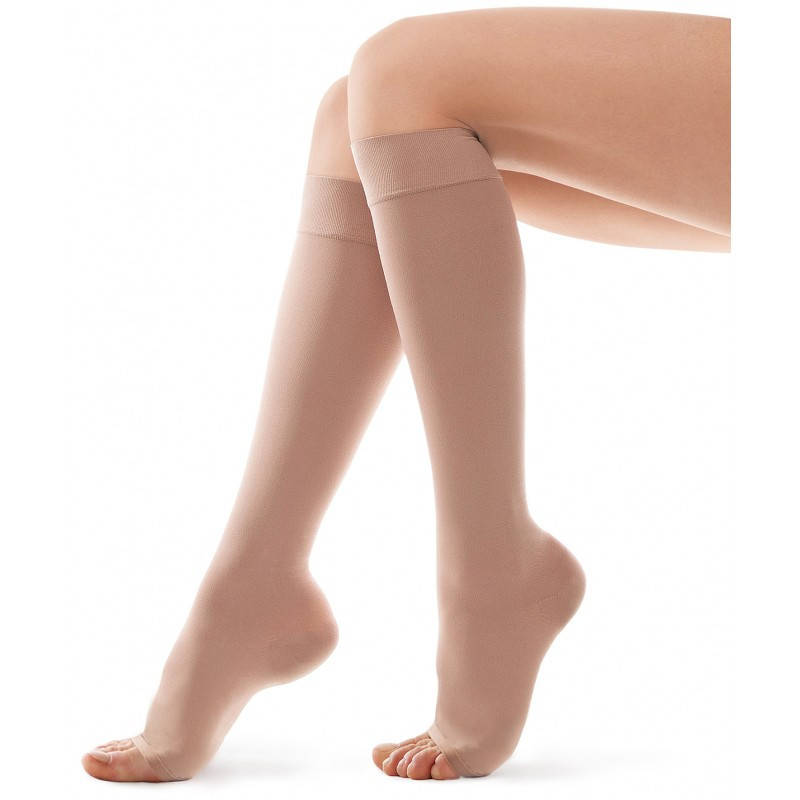 

Гольфы компрессионные лечебные Tiana 931 (открытый носок, 2 класс) 340 DEN, Бежевый