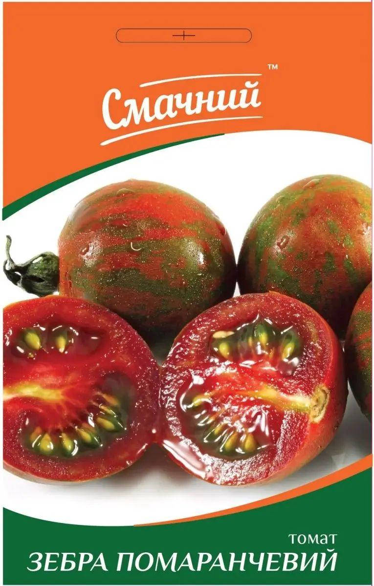 

Семена Томат Зебра оранжевый 0,2г ТМ Смачний