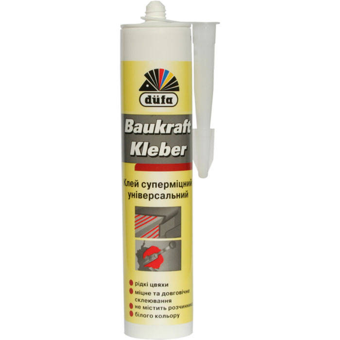 

Клей суперсильний универсальний Dufa Baukraft Kleber 280ml