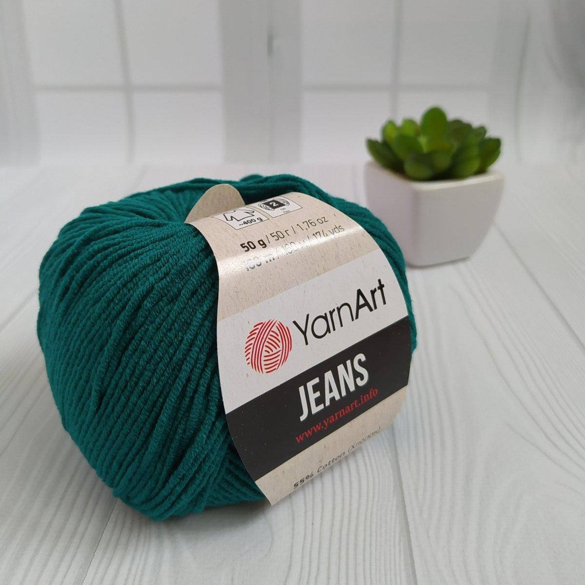 

YarnArt Jeans (№63) морська хвиля