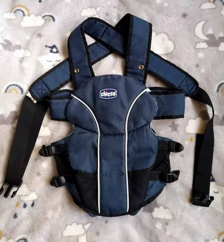 

Эрго рюкзак-кенгуру Chicco GO Baby синий (джинс) 878472466, Серый