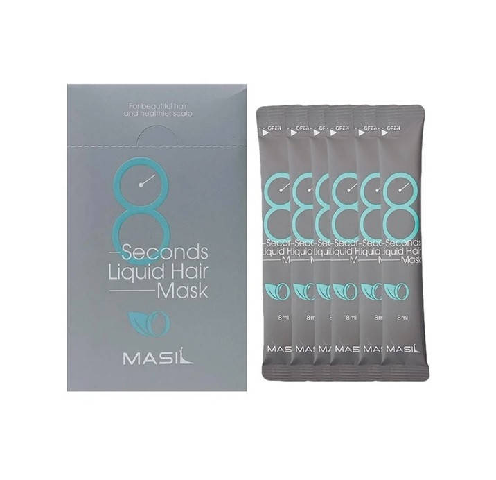 

Пробник маска для объема волос Masil 8 Seconds Liquid Hair Mask Stick Pouch Blue 8ml