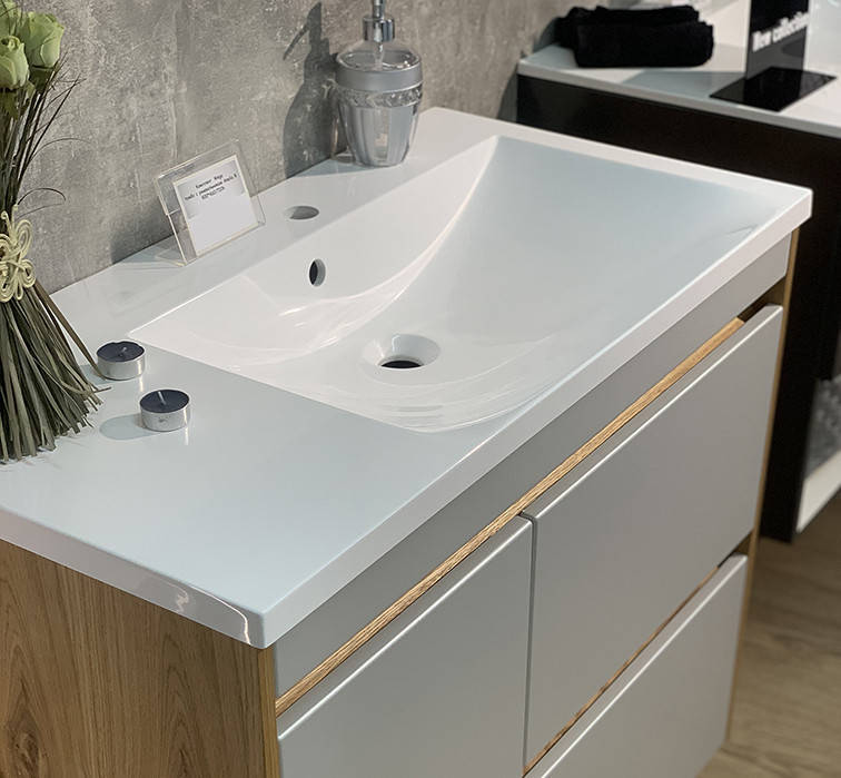 

Умывальник Fancy Marble Amelia 900 R (Правый), Белый