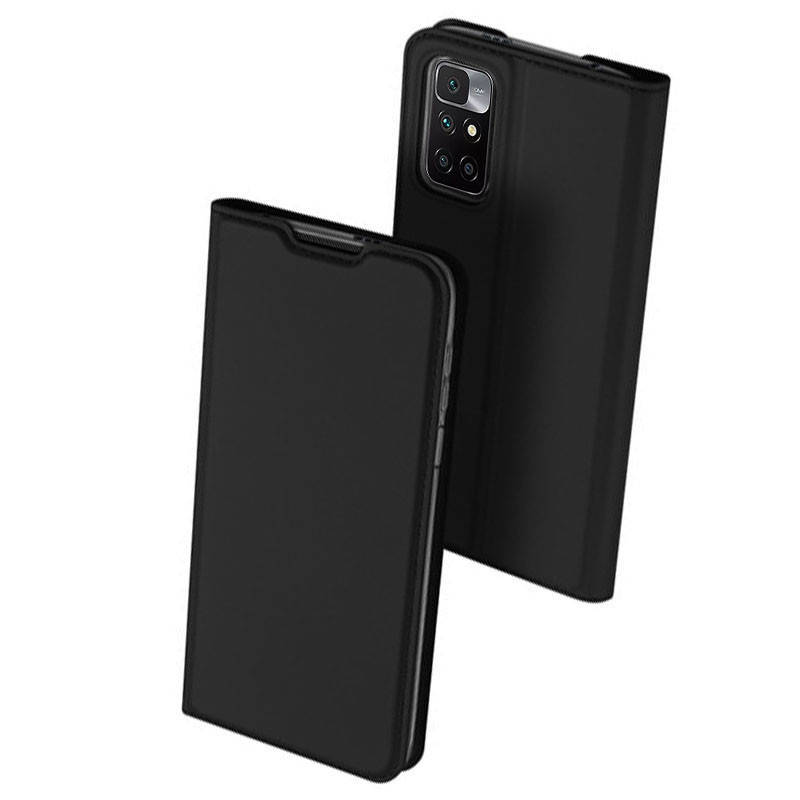 

Чехол-книжка Dux Ducis с карманом для визиток для Xiaomi Redmi 10 / Note 11 4G Черный