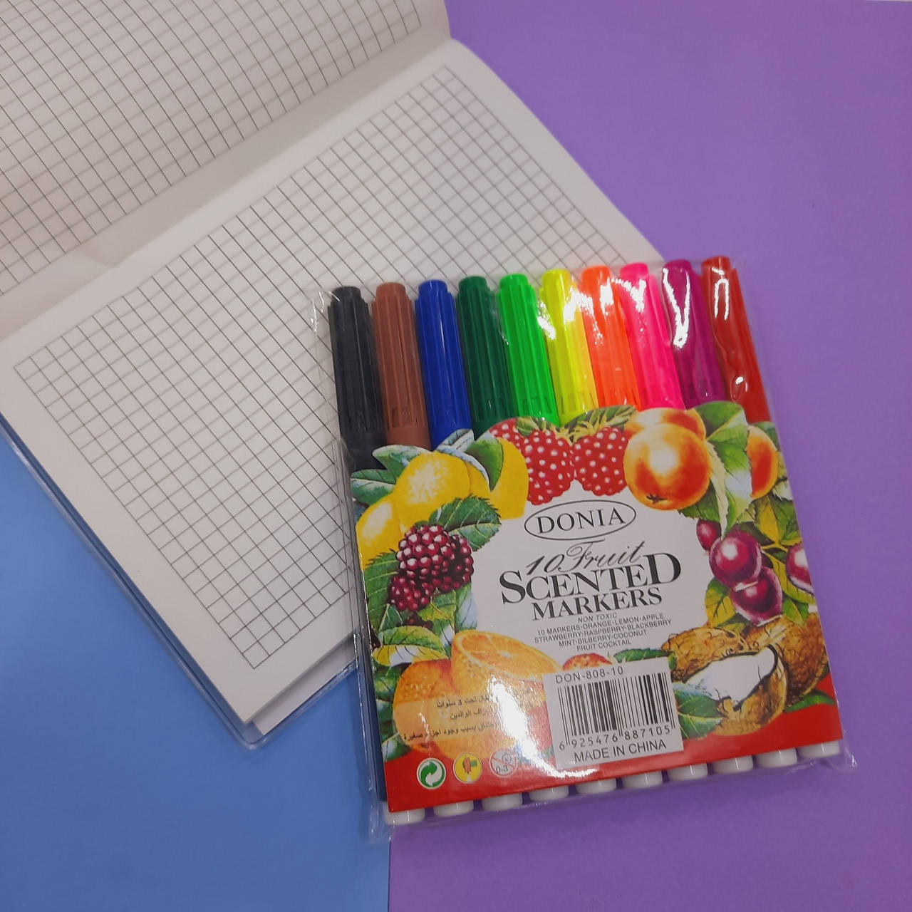 

Набор цветных фломастеров 10 шт