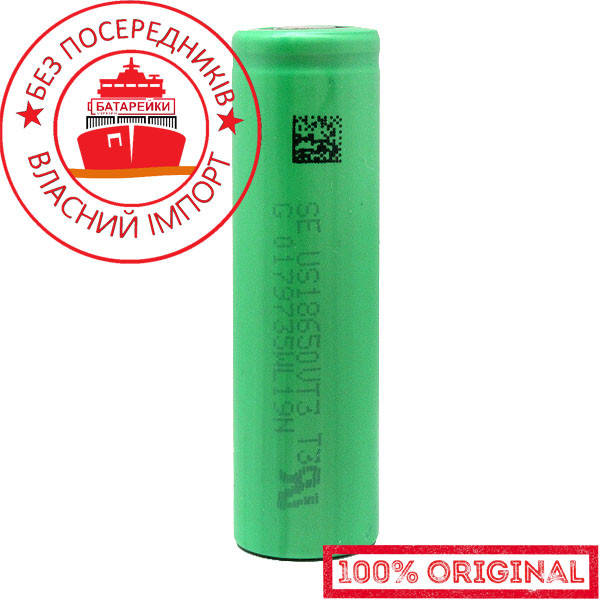 

Аккумулятор Li-ion Sony (Murata) 18650 VT3 1600 mAh (20A)