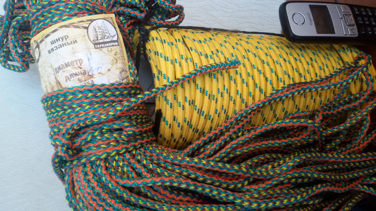 

Веревка для плетения гамака (вязаная 5 мм 100 м)