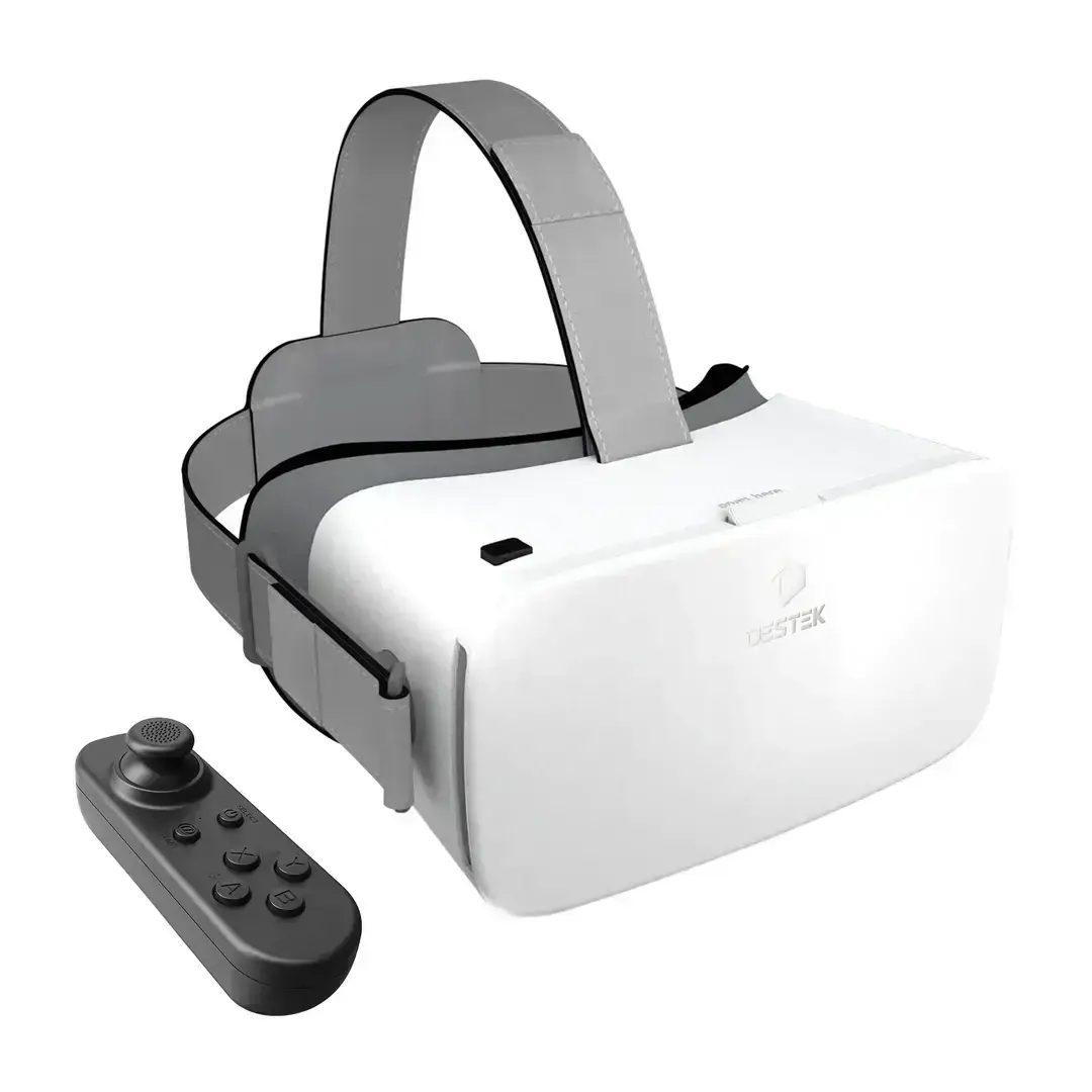 

VR ВР очки DESTEK V5 VR с Bluetooth-пультом виртуальной реальности, Синий