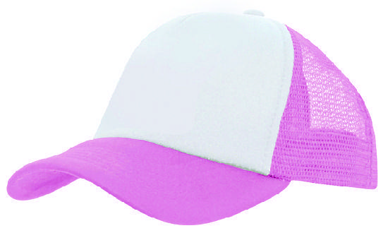 

Кепка тракерка Truckers Mesh Cap, Белый wh - розовый pi