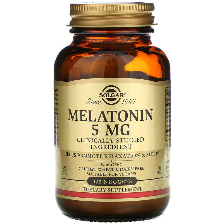 

Мелатонин SOLGAR "Melatonin" здоровый цикл сна, 5 мг (120 таблеток)