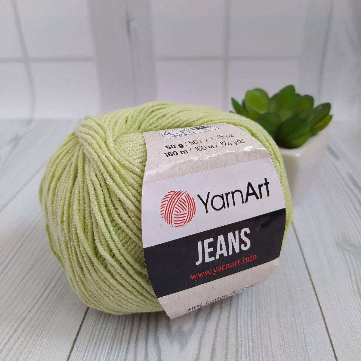 

YarnArt Jeans (№11) салатовий