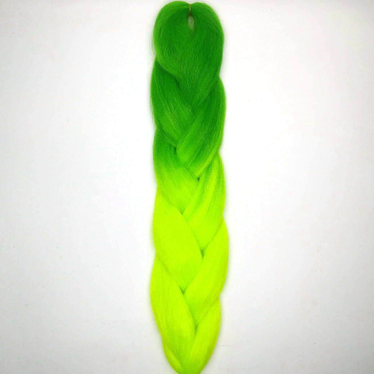 

Канекалон омбре двухцветный 60см Зелено-лимонный