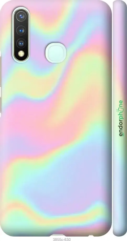 

Чехол на Vivo Y19 пастель "3855c-630-18101", Розовый