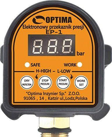 

Электронное реле давления с защитой сухого хода Optima EP-1