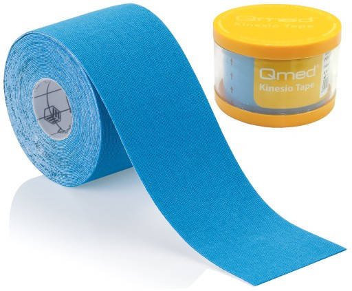 

Кинезио тейп Qmed Kinesio Tape, голубой