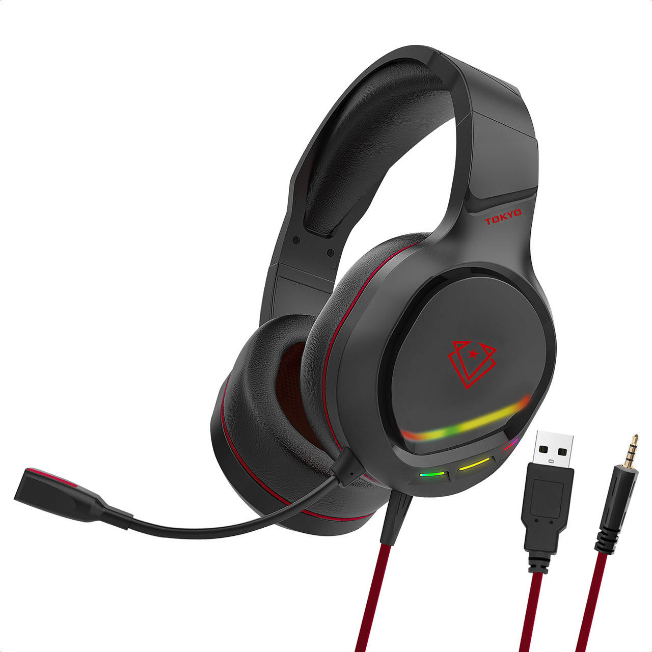 

Наушники Vertux Tokyo 7.1 Mini Jack 3.5мм Red, Красный