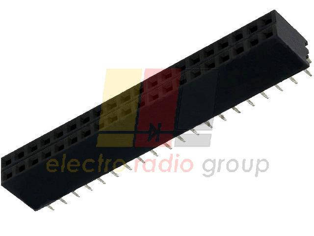 

Разъем штырьевой шаг 2.54мм 2-ряда прямое 2х40pin "мама"
