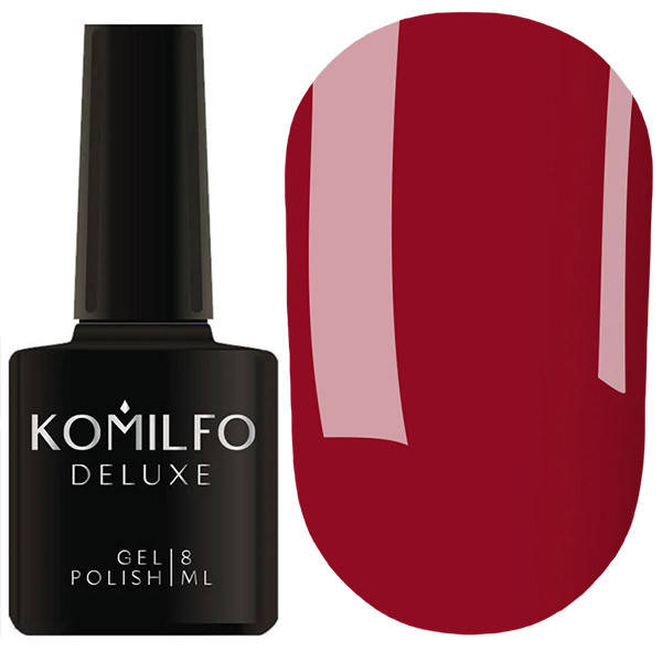 

Гель-лак Komilfo Deluxe Series №D088 (малиново-бордовый, эмаль), 8 мл