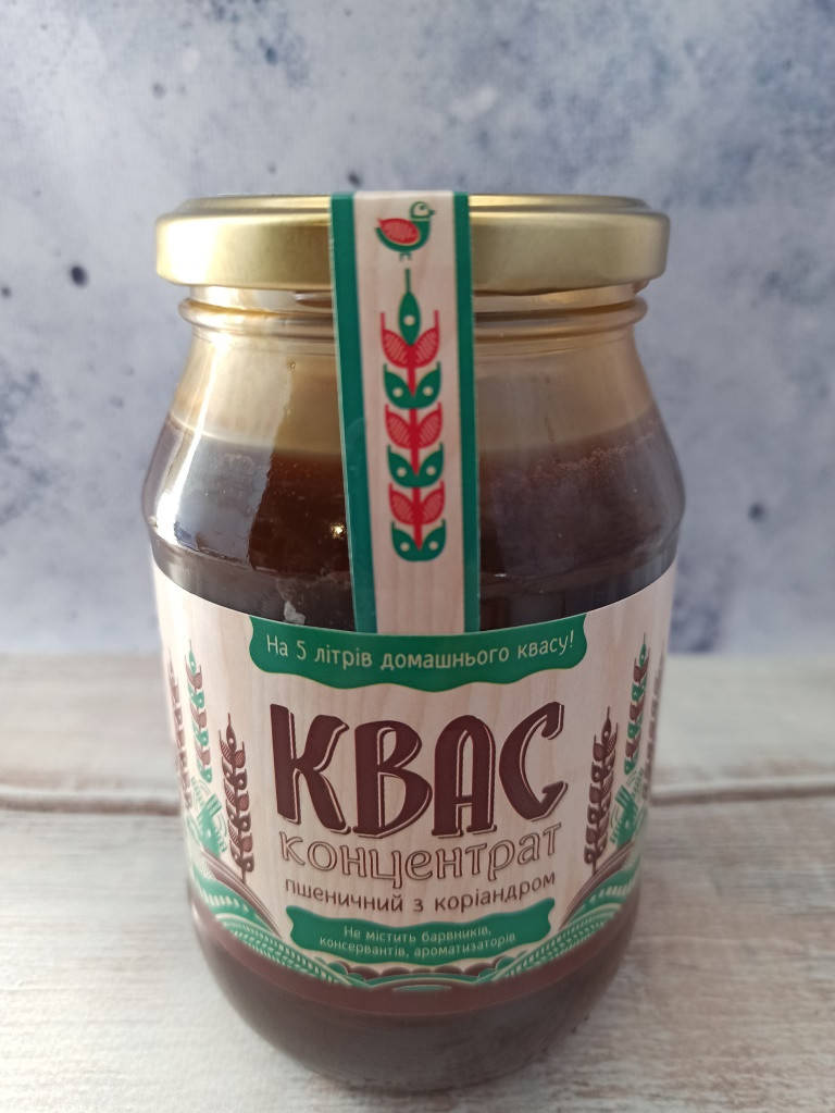 

Концентрат квасу "Пшеничний з коріандром", 550г