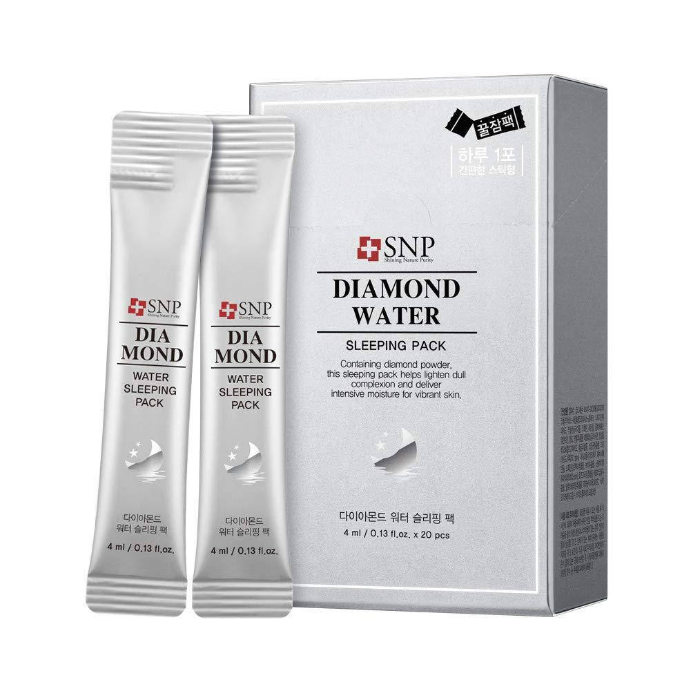 

Ночная маска с алмазной пудрой и гиалуроном SNP Diamond Water саше 4 мл