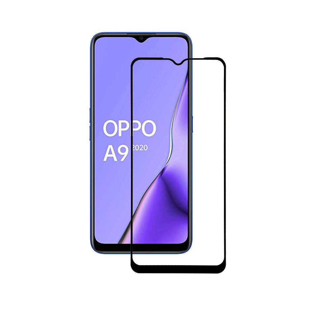 

Защитное стекло для Oppo A9 2020 на весь экран 5д полноэкранное стекло на телефон оппо а9 2020 черное NFD, Черный