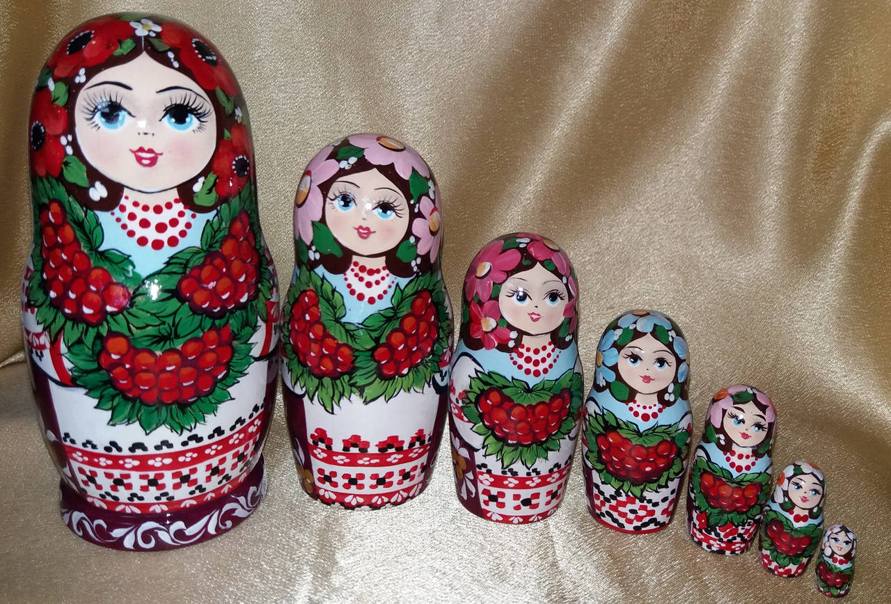 

Матрешка игрушка 7 местная