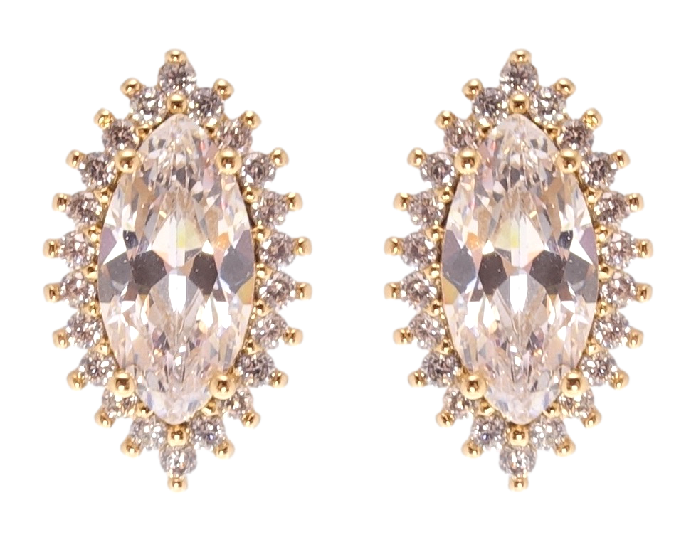 

Серьги Xuping Позолота 18K гвоздики (пусеты) "Инкрустация цирконием"