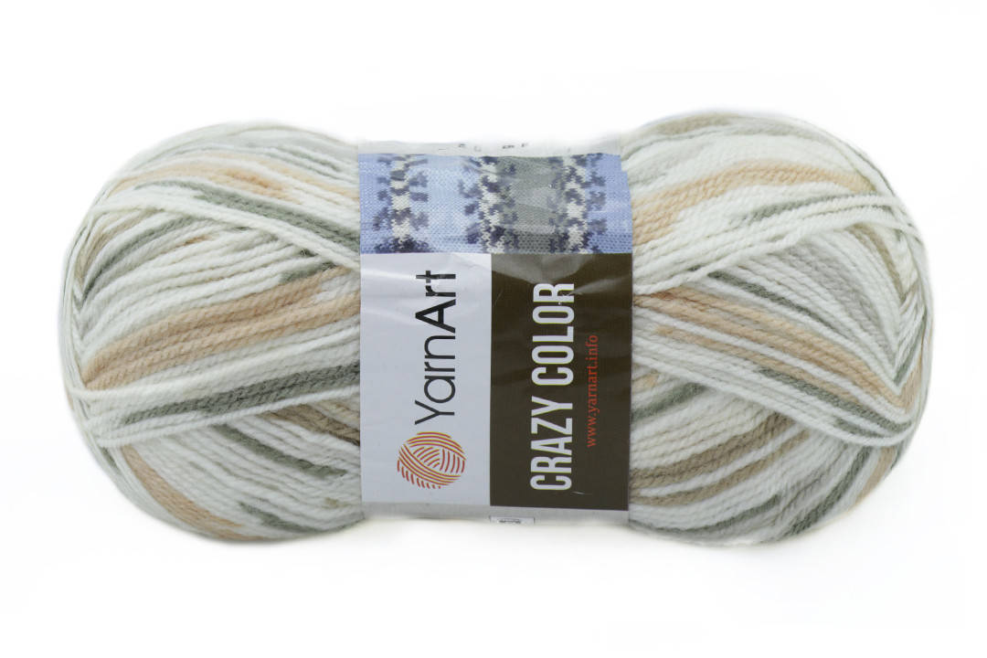 

YarnArt Crazy Color, №145, Секционное крашение