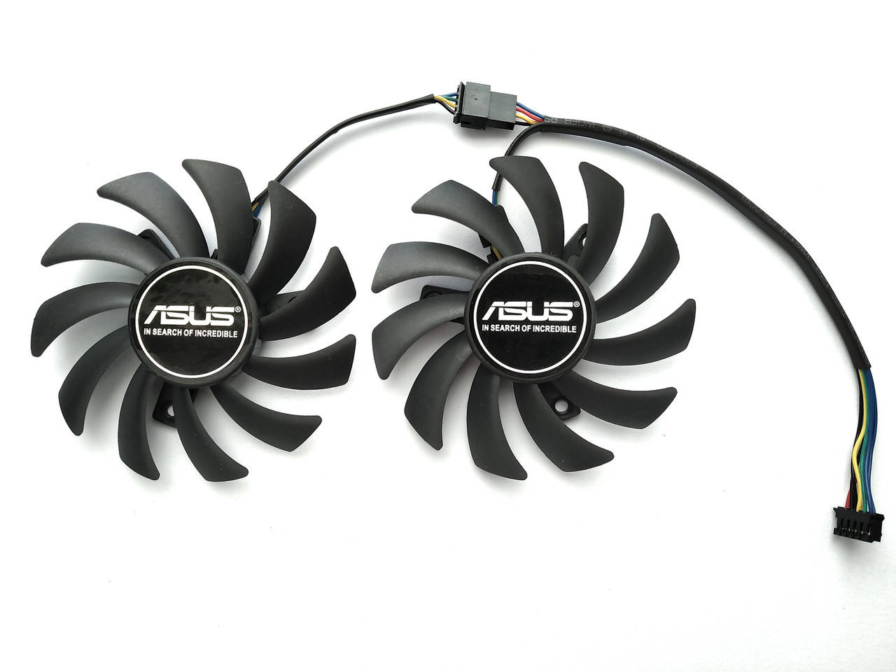 

Вентилятор Everflow для видеокарты ASUS 5-pin T128010BH (FD7010H12S T128010SH) комплект 2 шт (№33.2)