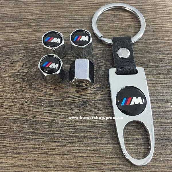 

Колпачки на ниппель и брелок бмв стальные