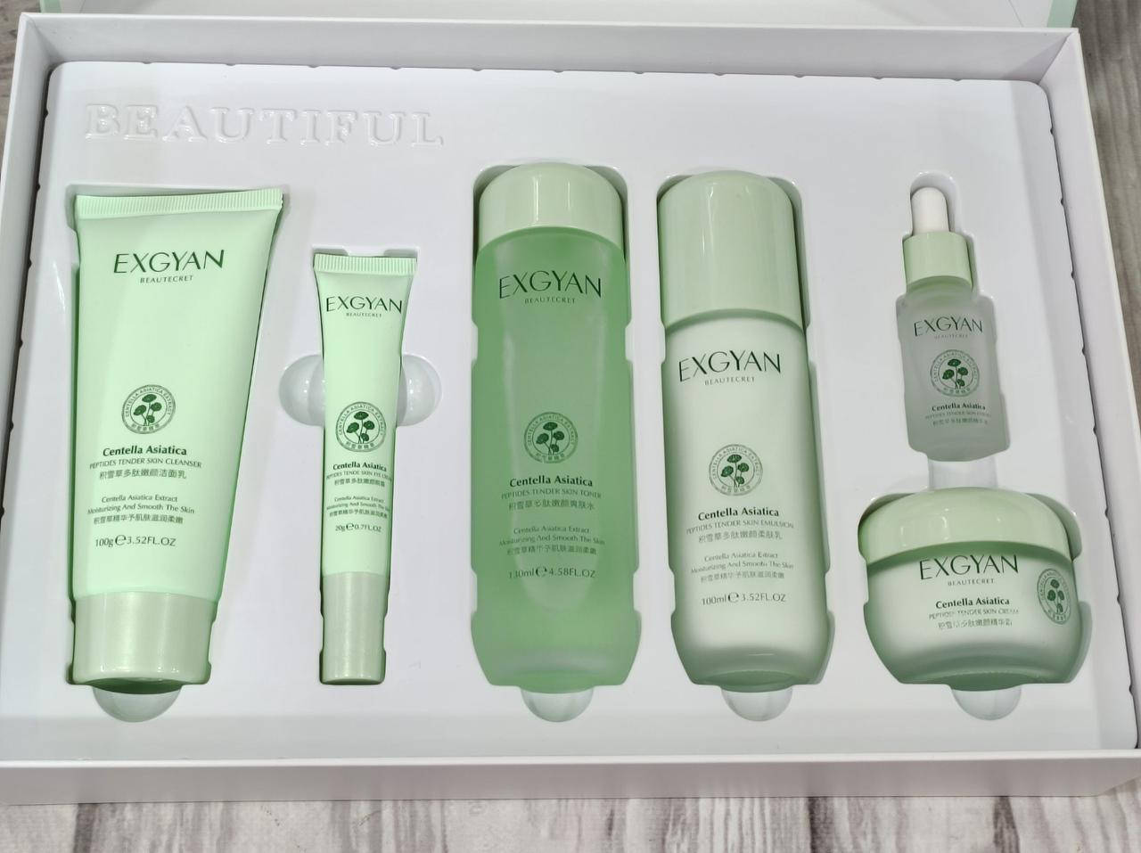 

НАБОР КОСМЕТИКИ EXGIAN с азиатской центеллой (6 продуктов)