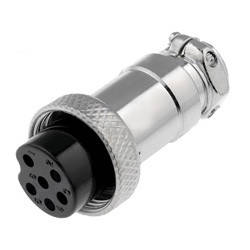 

Разъем GX16 MIC 326 F крепление на кабель 6pin